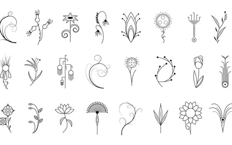 Read more about the article Small Pretty Tattoos: Feminine & Minimalist Floral Designs