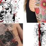 Trash Polka Tattoos: Chaotic & Artistic Ink Style